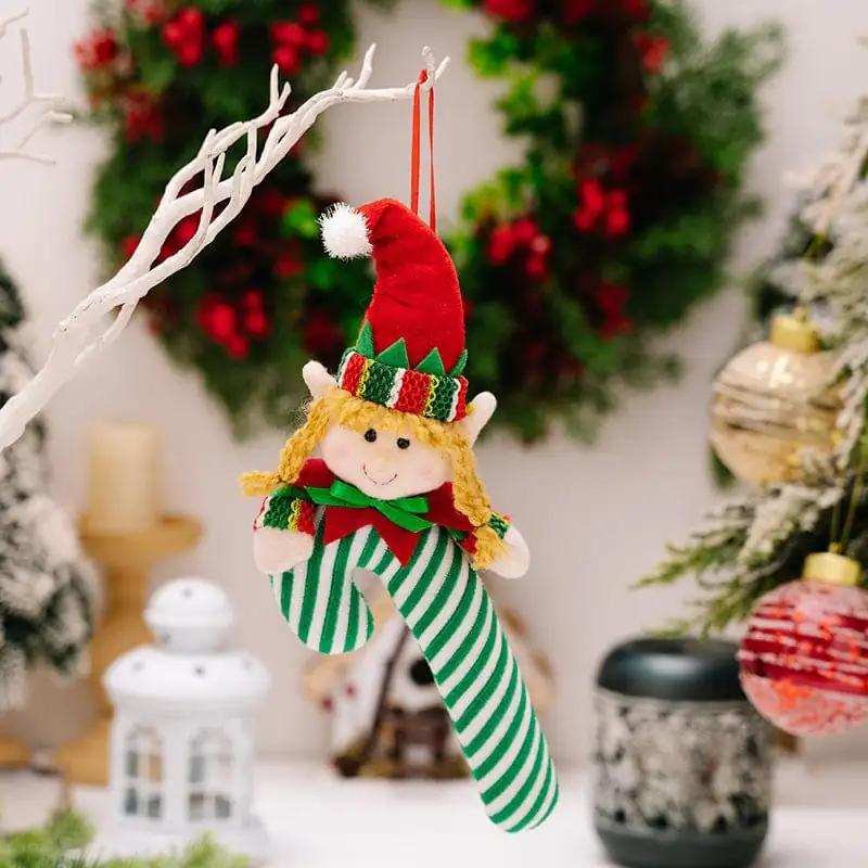 Christmas Candy Cane Hanging Ornament - Trendsi - Flyclothing LLC