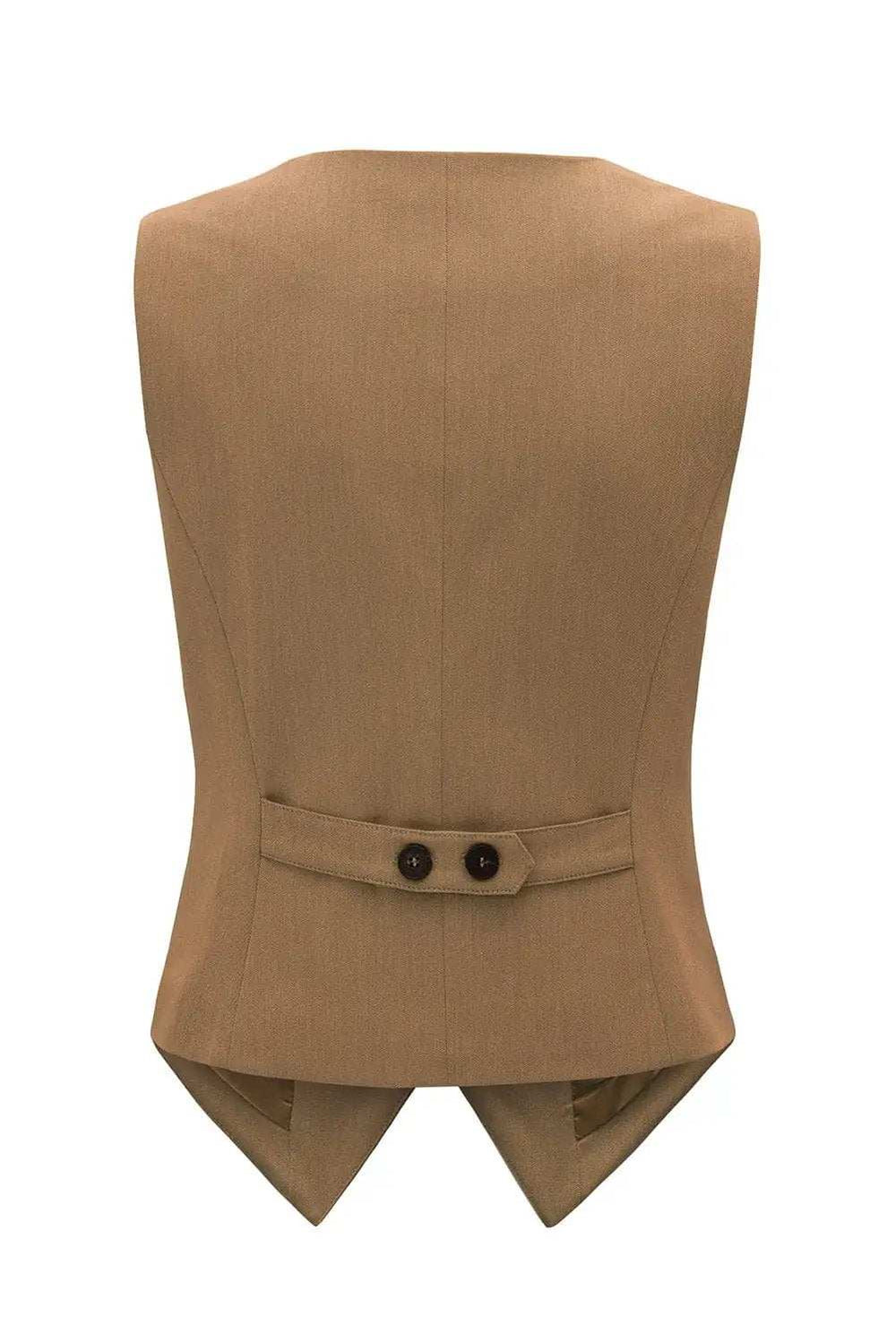 Pocketed Button Up Vest - Trendsi - Flyclothing LLC