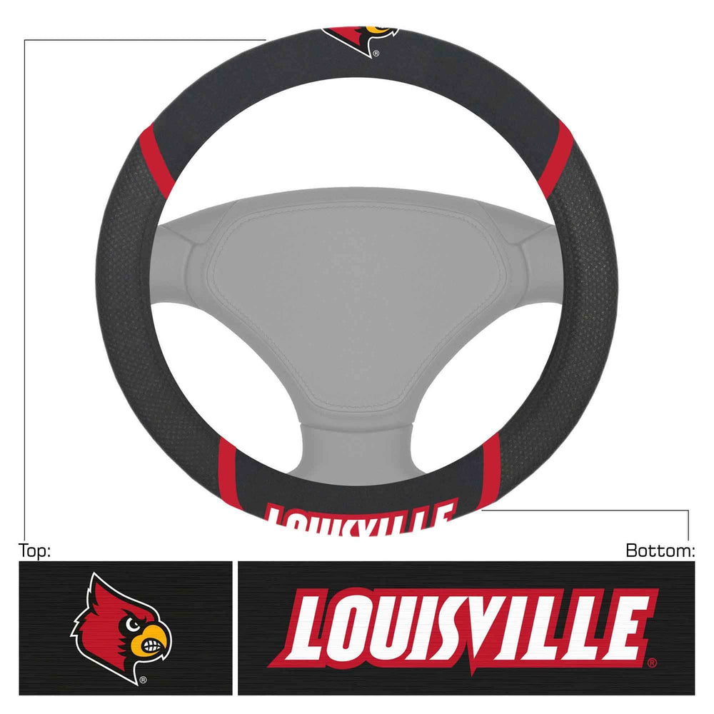 University of Louisville Steering Wheel Cover - Logo Brands - Flyclothing LLC