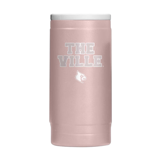 Louisville Stencil Powder Coat Slim Can Coolie - Logo Brands - Flyclothing LLC