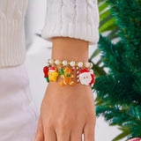 Christmas Charm Pearl Bracelet - Trendsi - Flyclothing LLC