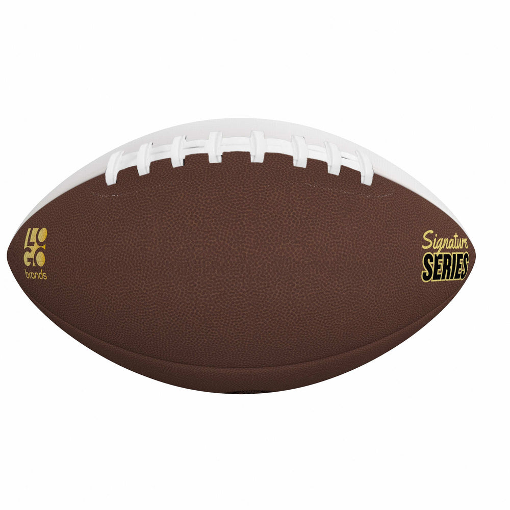 Louisiana State University Composite Brown Mini Size Autograph Football f/ Primary Logo - Logo Brands - Flyclothing LLC