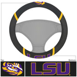 LSU Steering Wheel Cover Edit2 - Logo Brands - Flyclothing LLC