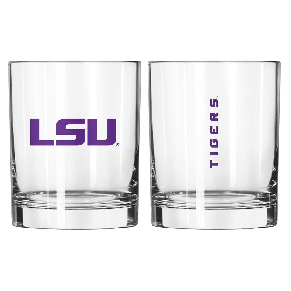 LSU 14oz Gameday Rocks Glass - Logo Brands - Flyclothing LLC