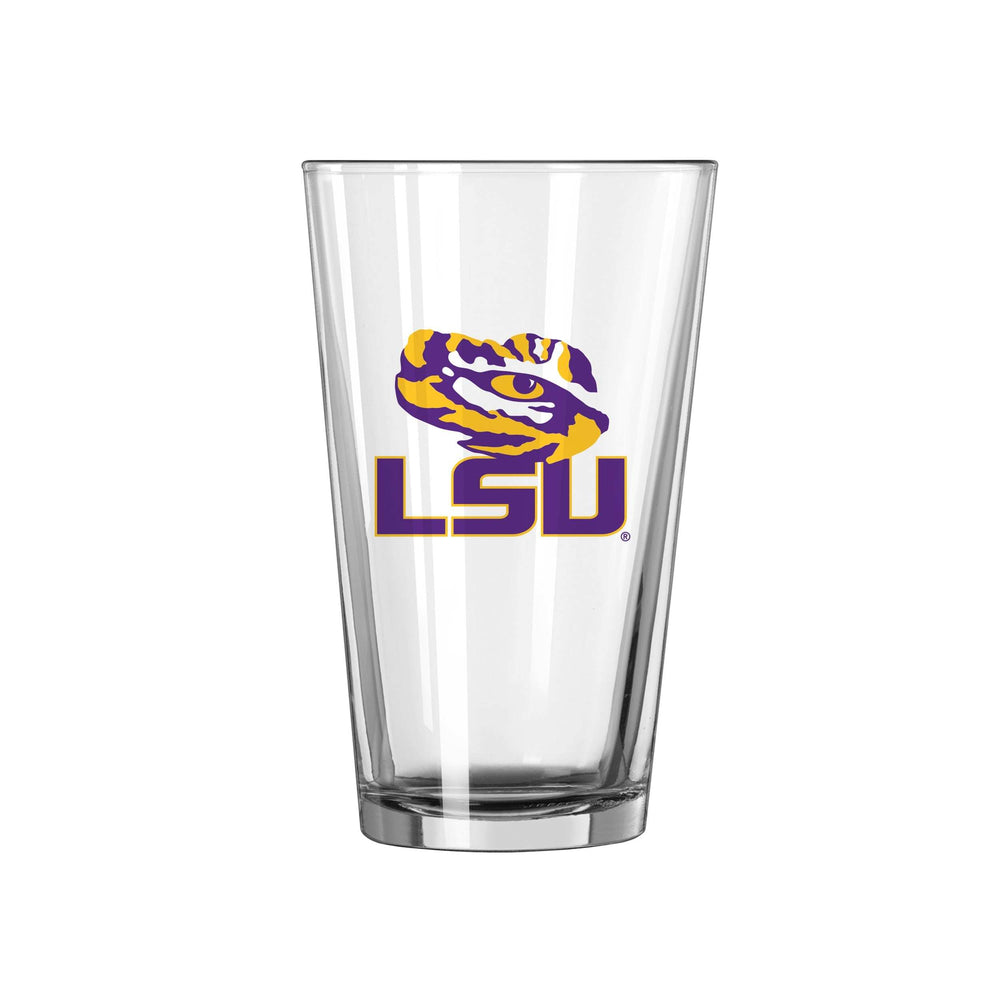 LSU 16oz Logo Pint Glass - Logo Brands - Flyclothing LLC