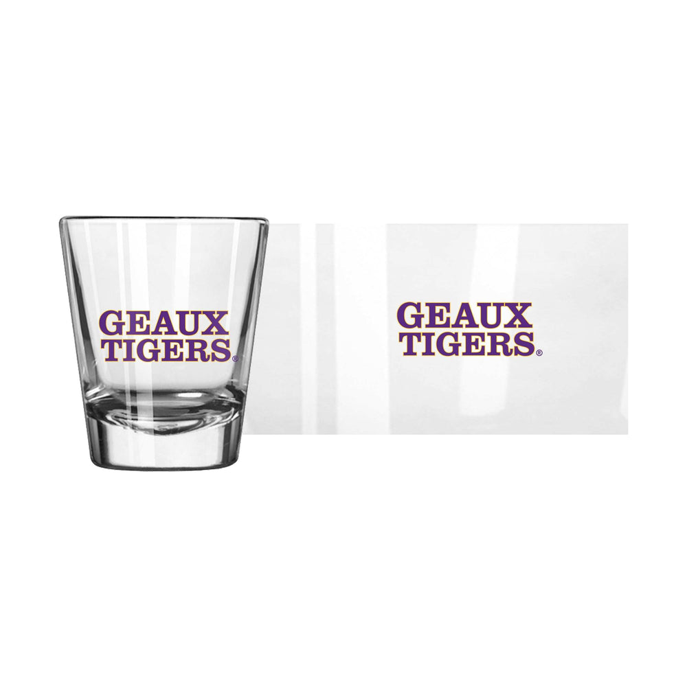 LSU 2oz Slogan Shot Glass - Logo Brands - Flyclothing LLC