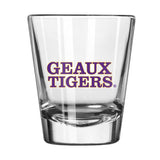 LSU 2oz Slogan Shot Glass - Logo Brands - Flyclothing LLC