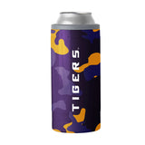 LSU 12oz Camo Swagger Slim Can Coolie - Logo Brands - Flyclothing LLC