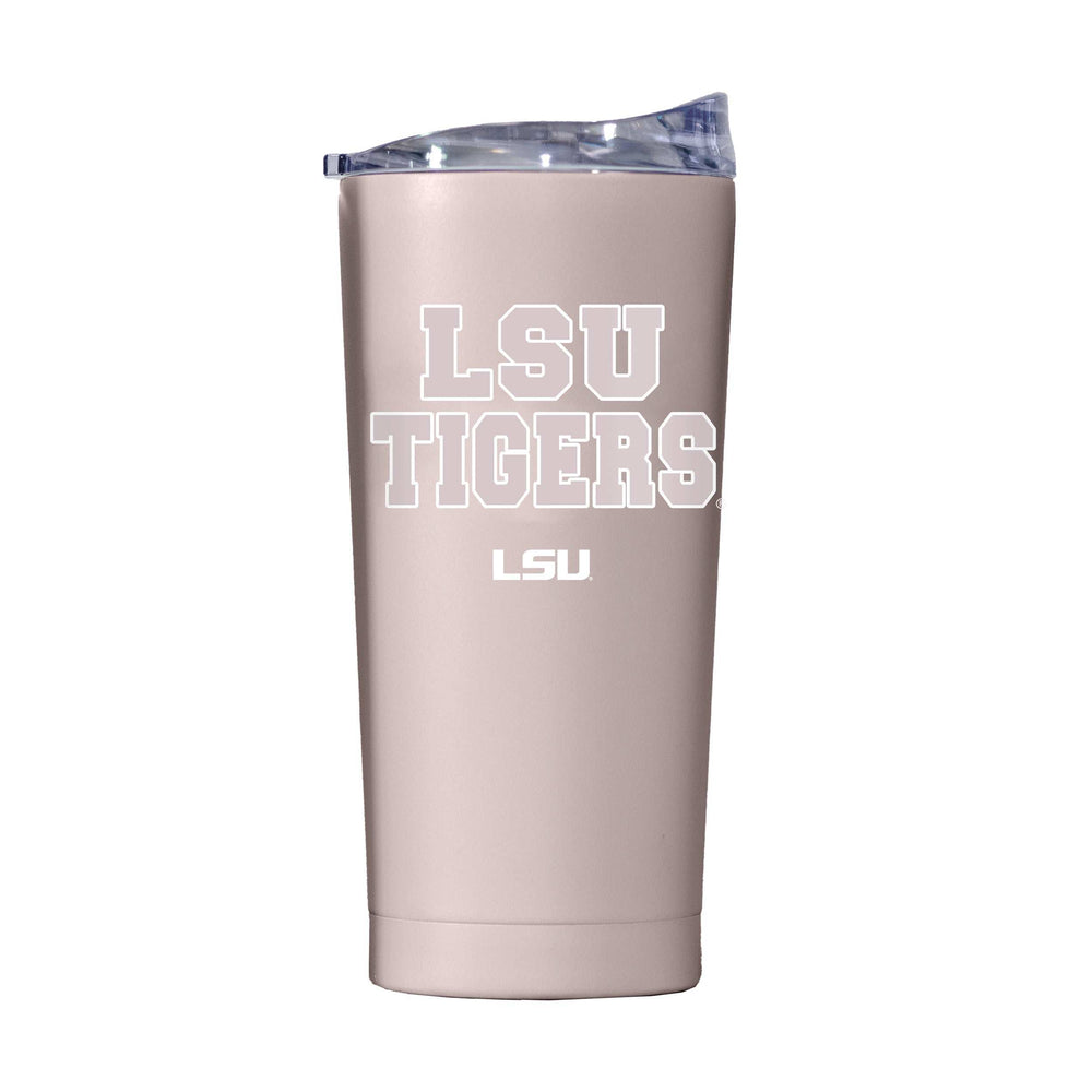 LSU 20oz Stencil Powder Coat Tumbler - Logo Brands - Flyclothing LLC