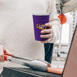 LSU 22oz Flipside Stainless Cup - Logo Brands - Flyclothing LLC