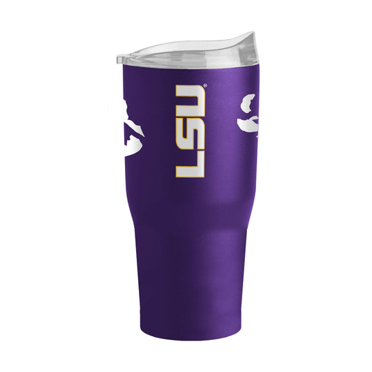 LSU 30oz Flipside Alt Logo Powder Coat Tumbler - Logo Brands - Flyclothing LLC