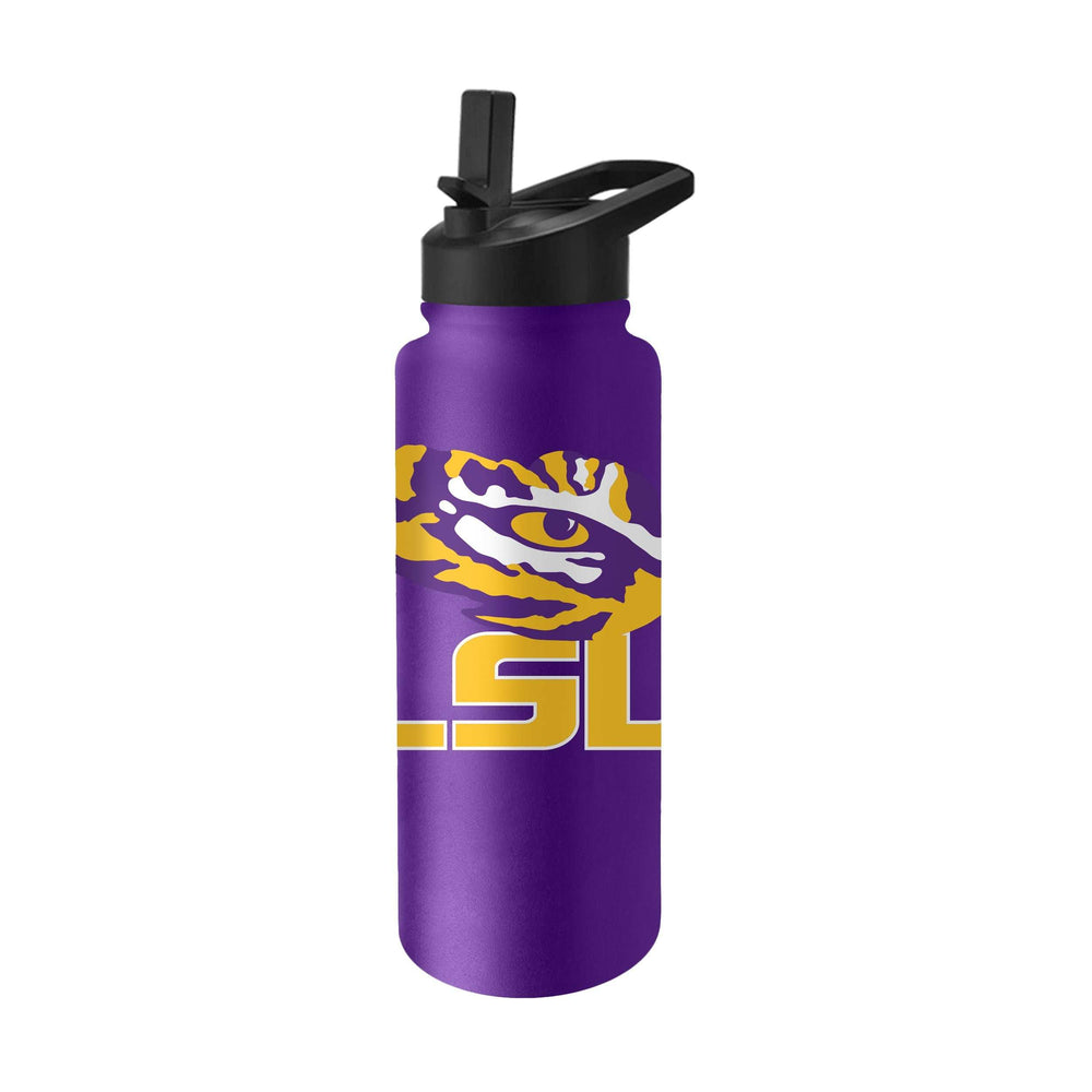 LSU 34oz Campus Color Stainless Quencher Bottle - Logo Brands - Flyclothing LLC