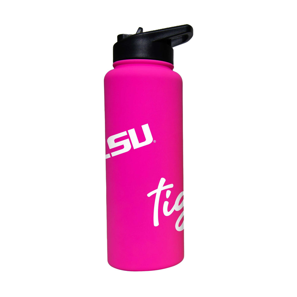 LSU 34oz Electric Bold Soft Touch Quencher - Logo Brands - Flyclothing LLC