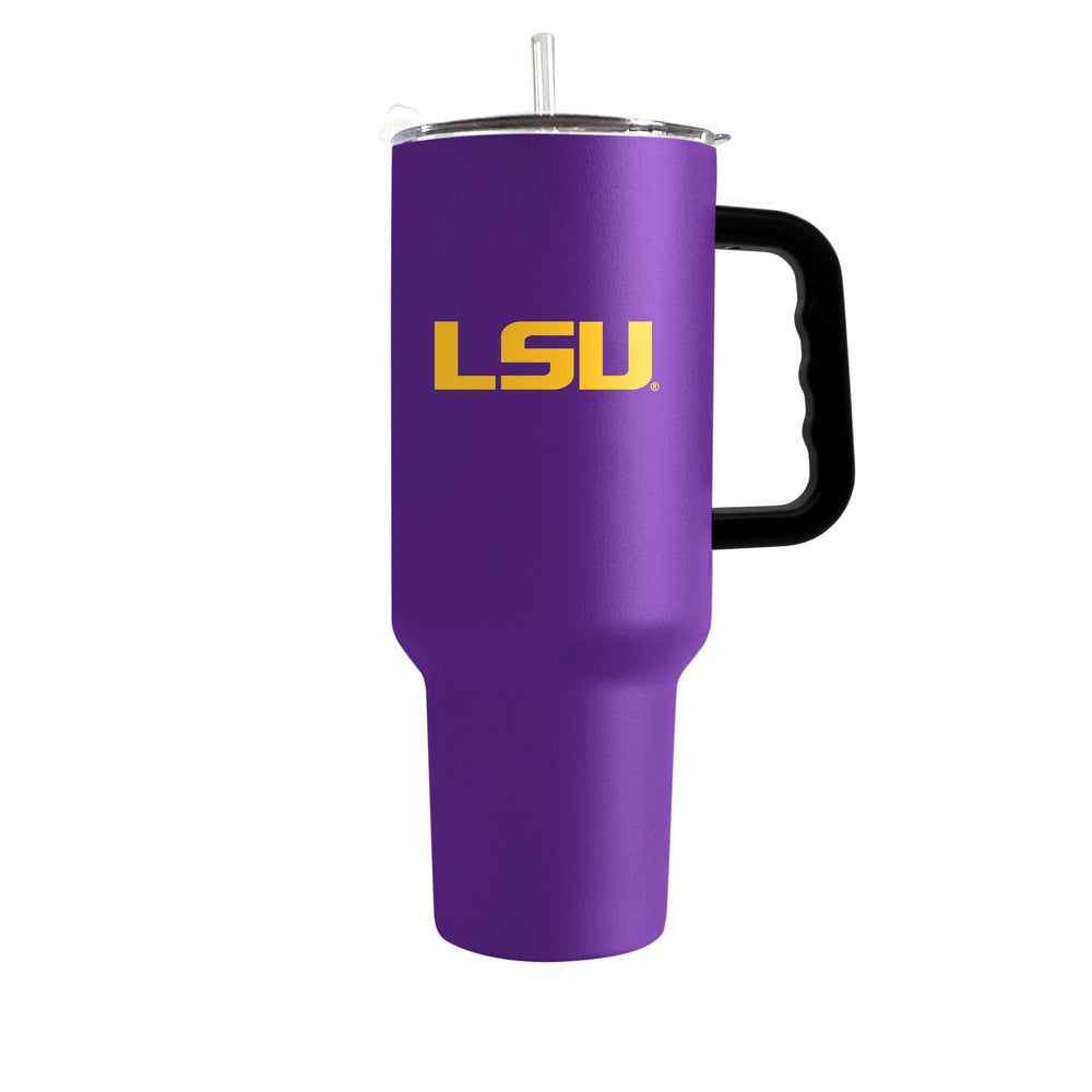 LSU 40oz Flipside Powder Coat Tumbler - Logo Brands - Flyclothing LLC