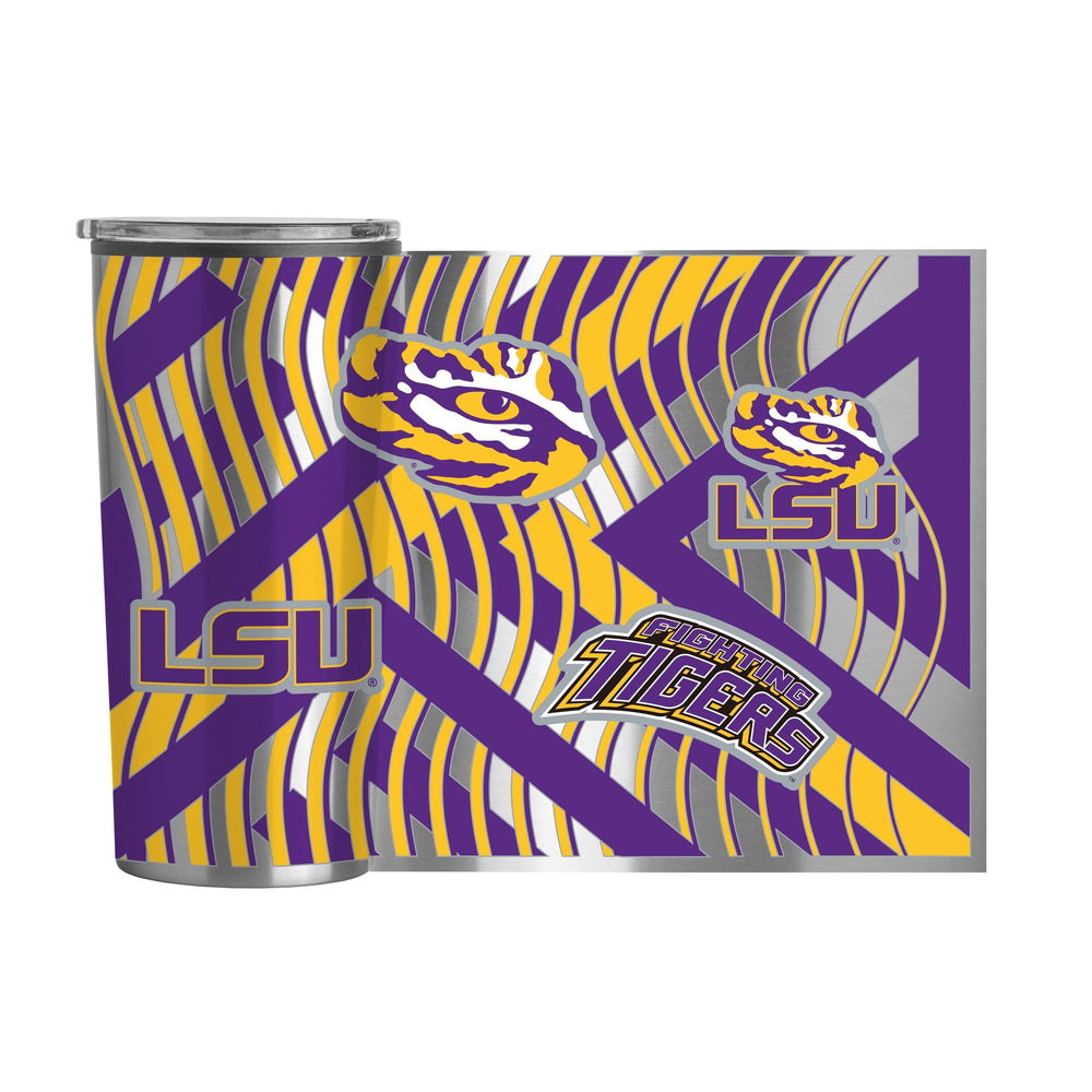 LSU 20oz Flex Plastic Wall Stainless - Logo Brands - Flyclothing LLC