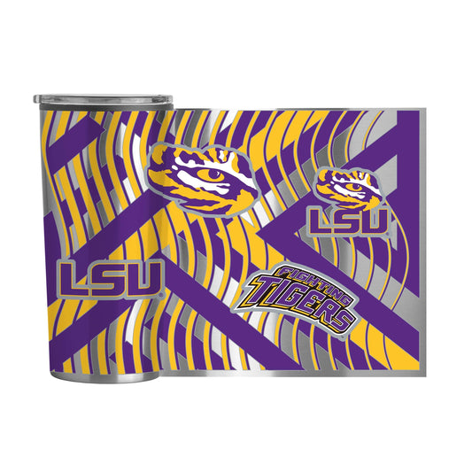 LSU 20oz Flex Plastic Wall Stainless - Logo Brands - Flyclothing LLC