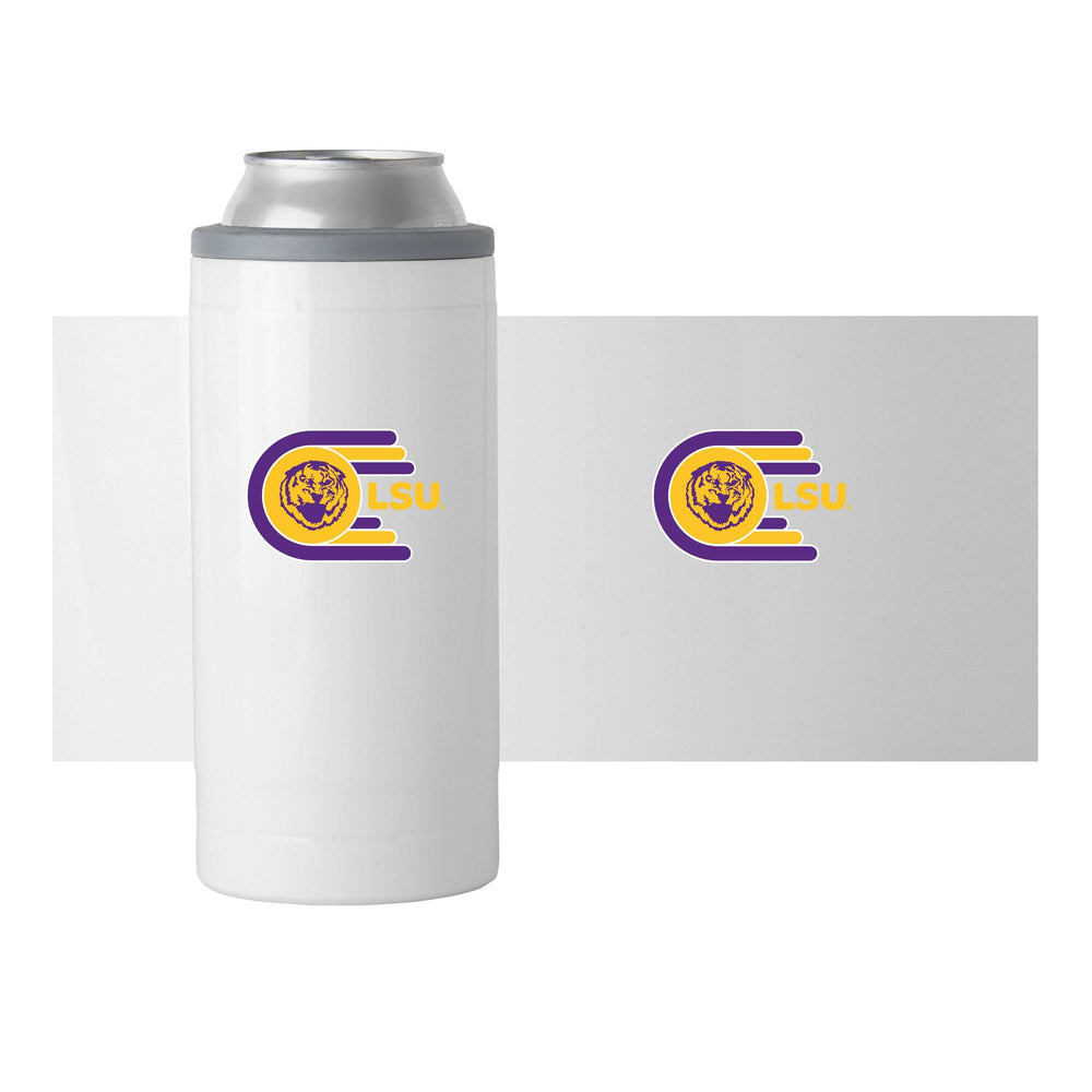 LSU 12oz Whirl Slim Can Coolie - Logo Brands - Flyclothing LLC