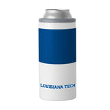 Louisiana Tech 12oz Colorblock Slim Can Coolie - Logo Brands - Flyclothing LLC