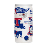 Louisiana Tech 12oz Native Powdercoat SlimCan Coolie - Logo Brands - Flyclothing LLC