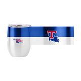 Louisiana Tech 16oz Colorblock Stainless Curved Beverage - Logo Brands - Flyclothing LLC