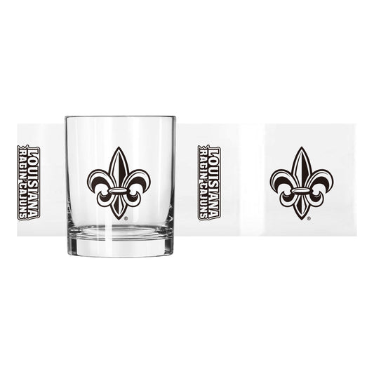 Louisiana Lafayette 14oz Gameday Rocks Glass - Logo Brands - Flyclothing LLC