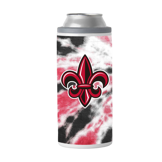 Louisiana Lafayette 12oz Tie Dye Slim Can Coolie - Logo Brands - Flyclothing LLC