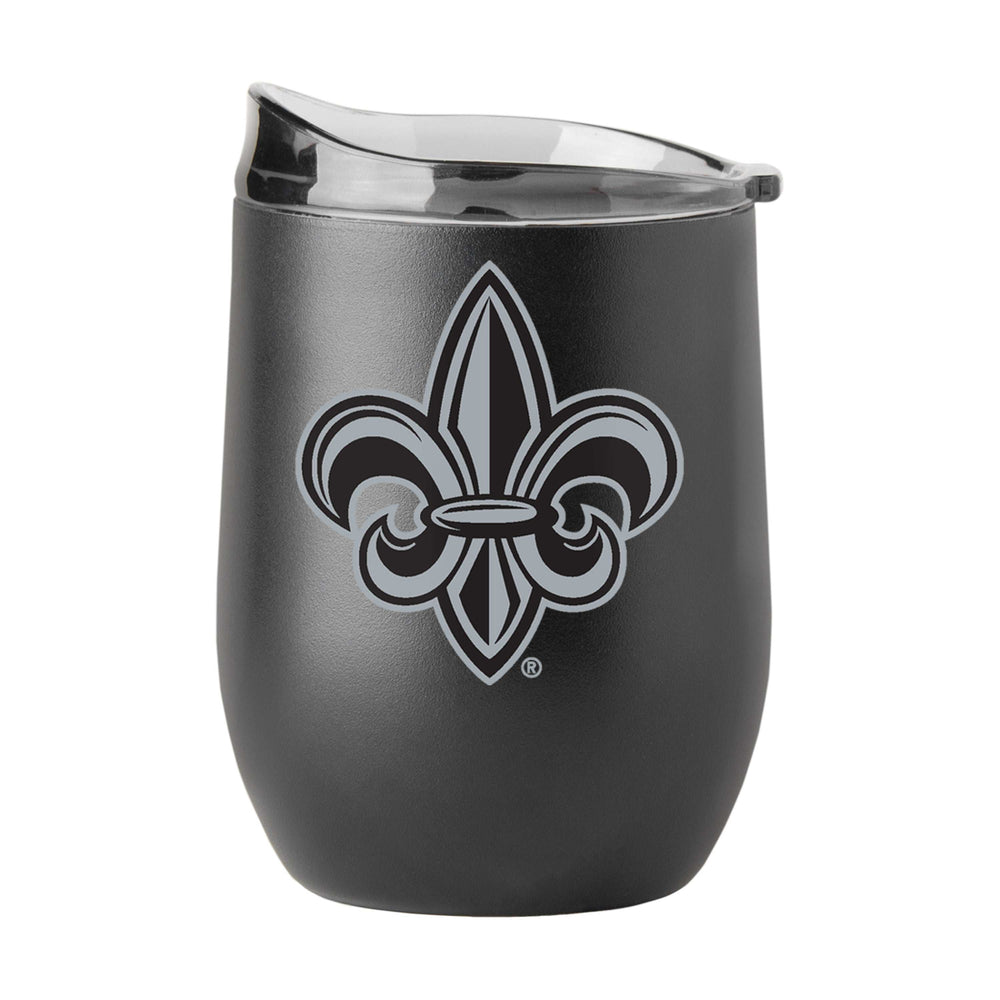 LA Lafayette GunMetal 16oz Black Powder Curved Beverage - Logo Brands - Flyclothing LLC