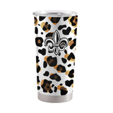 Louisiana - Lafayette 20oz Neutral Leopard Stainless Steel Tumbler - Logo Brands - Flyclothing LLC