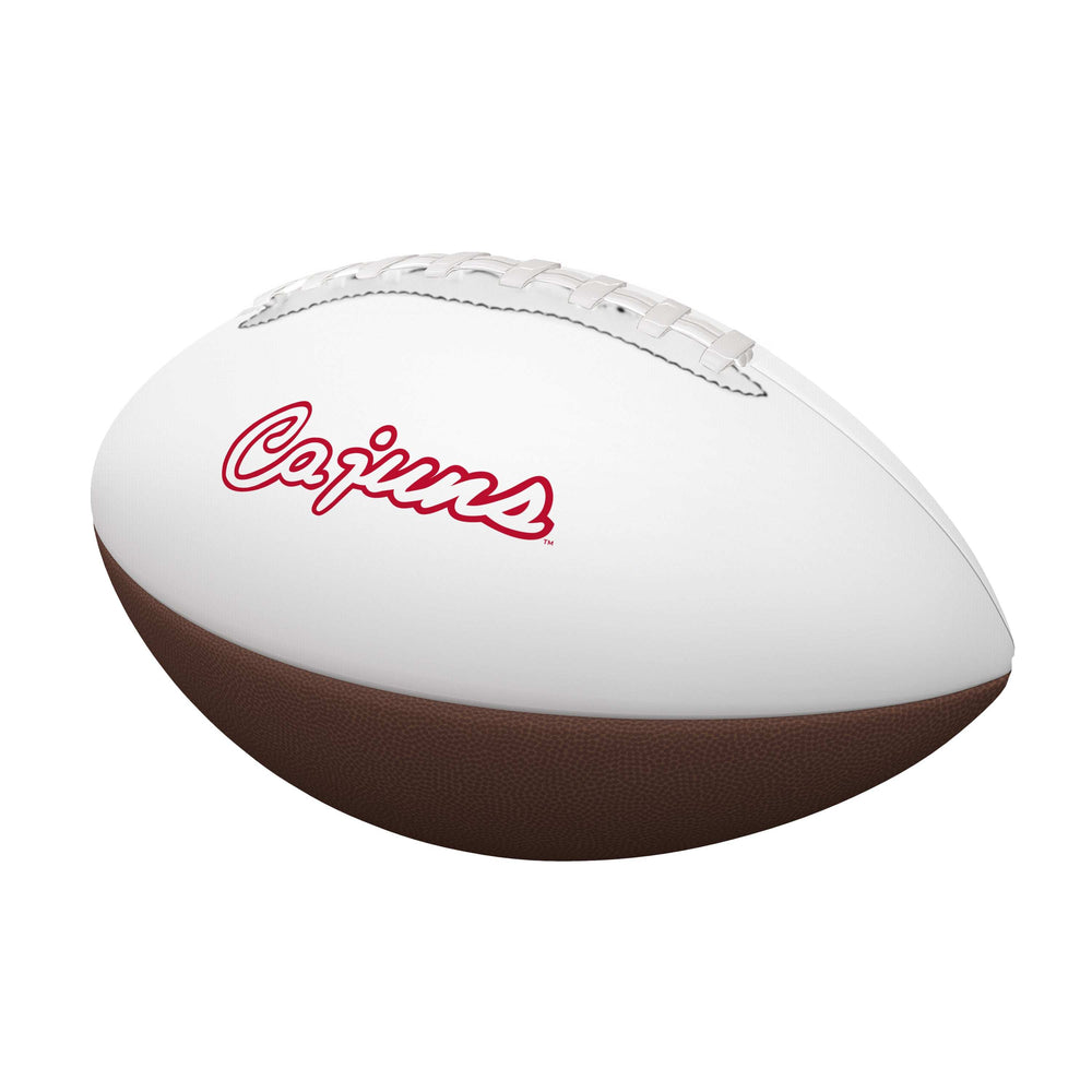 Louisiana Lafayette Vault Full Size Autograph Football - Logo Brands - Flyclothing LLC