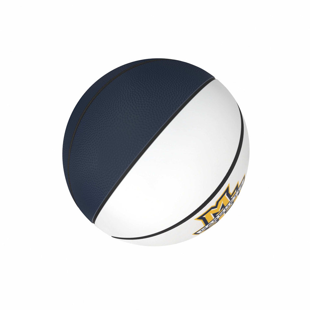 Marquette University Navy Mini Size Autograph Basketball f/ Primary Logo - Logo Brands - Flyclothing LLC