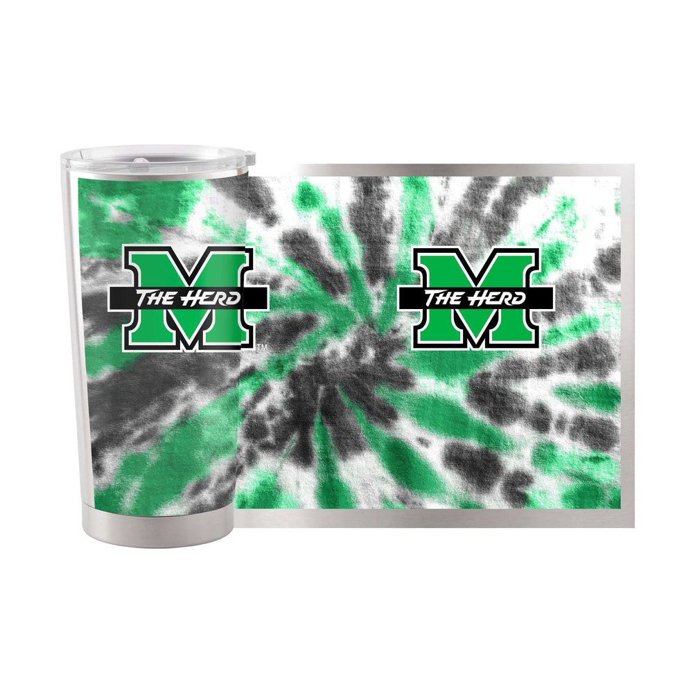 Marshall 20oz Tie Dye Stainless Steel Tumbler - Logo Brands - Flyclothing LLC