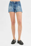 RISEN Low Rise Patched Pocket Shorts - Trendsi - Flyclothing LLC