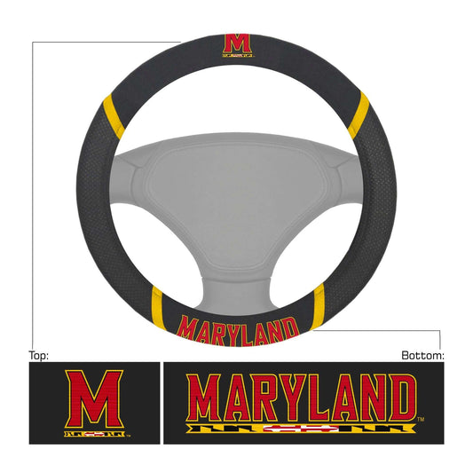 University of Maryland Steering Wheel Cover - Logo Brands - Flyclothing LLC