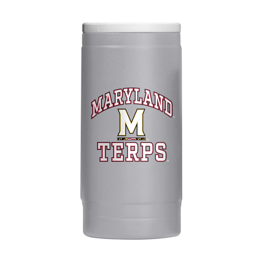 Maryland 12oz Athletic Powdercoat SlimCan Coolie - Logo Brands - Flyclothing LLC