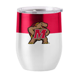 Maryland 16oz Colorblock Stainless Curved Beverage - Logo Brands - Flyclothing LLC