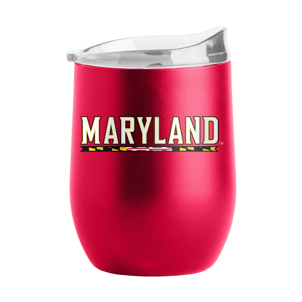 Maryland 16oz Flipside Powder Coat Curved Bev - Logo Brands - Flyclothing LLC