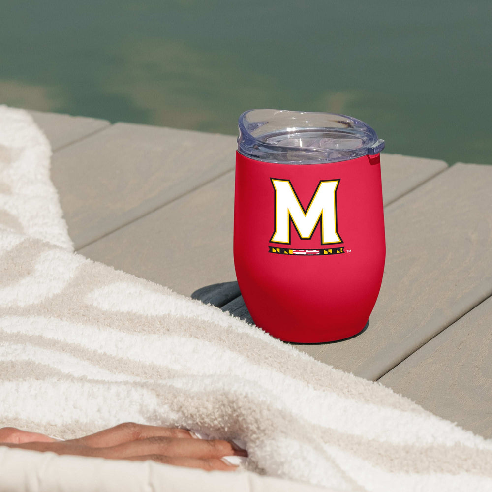 Maryland 16oz Flipside Powder Coat Curved Bev - Logo Brands - Flyclothing LLC