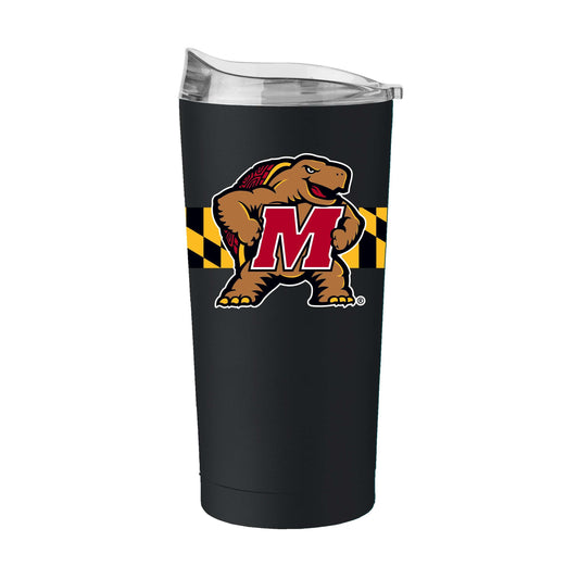 Maryland Flag 20oz Powder Coat Tumbler - Logo Brands - Flyclothing LLC