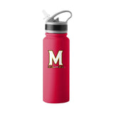 Maryland Logo 25oz Stainless Single Wall Flip Top Bottle - Logo Brands - Flyclothing LLC