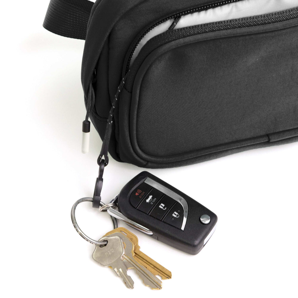 Memphis Everyday Black Belt Bag - Logo Brands - Flyclothing LLC