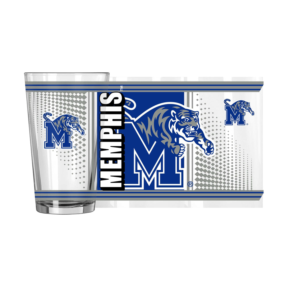 Memphis 16oz Hero Pint Glass - Logo Brands - Flyclothing LLC