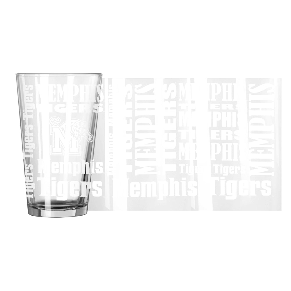 Memphis 16oz Replay Pint Glass - Logo Brands - Flyclothing LLC