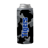 Memphis Black Camo 12oz Slim Can Coolie - Logo Brands - Flyclothing LLC