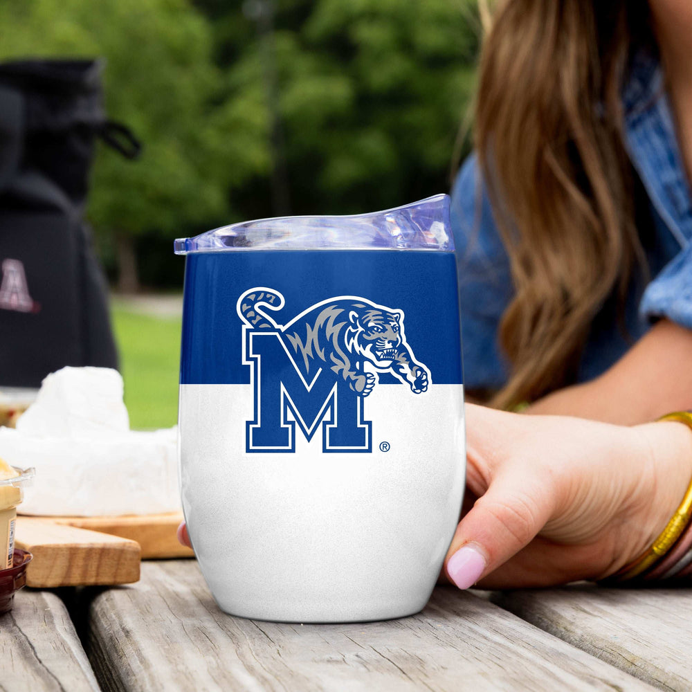Memphis 16oz Colorblock Stainless Curved Beverage - Logo Brands - Flyclothing LLC