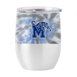 Memphis 16oz Tie Dye Stainless Curved Beverage - Logo Brands - Flyclothing LLC