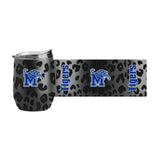Memphis Leopard 16oz Black Powdercoat Curved Beverage - Logo Brands - Flyclothing LLC