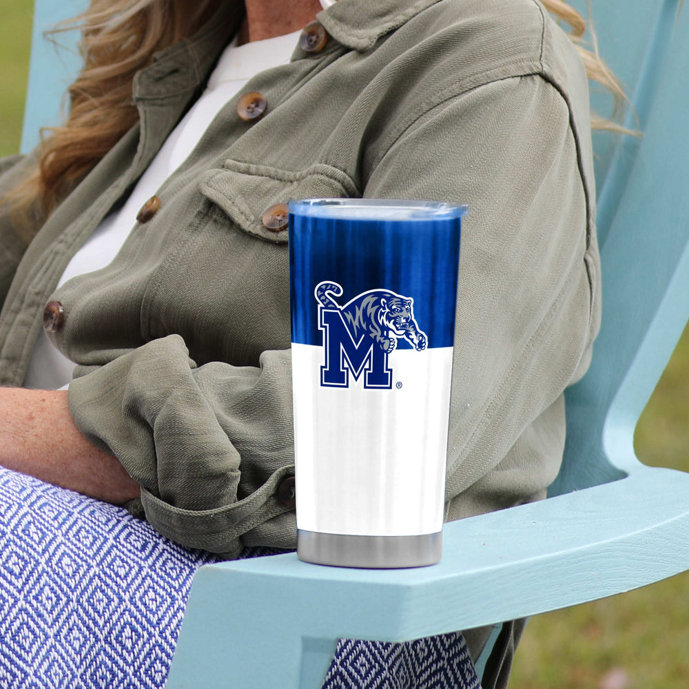 Memphis Colorblock 20oz Stainless Tumbler - Logo Brands - Flyclothing LLC