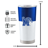 Memphis Colorblock 20oz Stainless Tumbler - Logo Brands - Flyclothing LLC