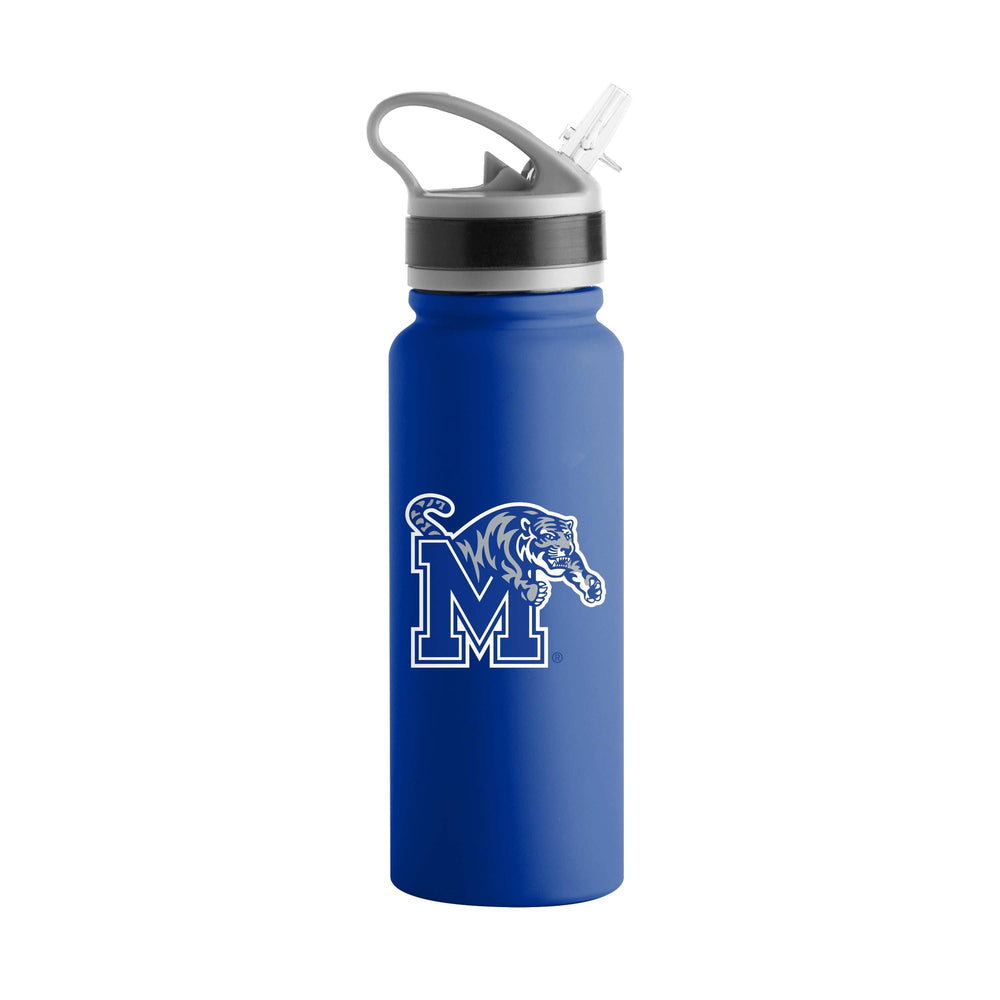 Memphis 25oz Campus Color Letterman Stainless Single Wall Flip Top Bottle - Logo Brands - Flyclothing LLC