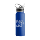 Memphis 25oz Campus Color Letterman Stainless Single Wall Flip Top Bottle - Logo Brands - Flyclothing LLC